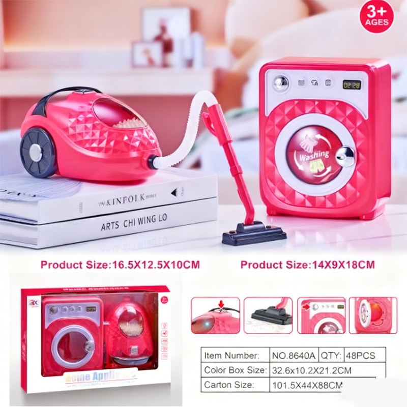 🎁Xmas SALE 50% Off🧑‍🍳✨[Kids Kitchen Playset with Lights & Sounds]✨ - Interactive Appliance Set with Realistic Features, Safe & Durable!🚀