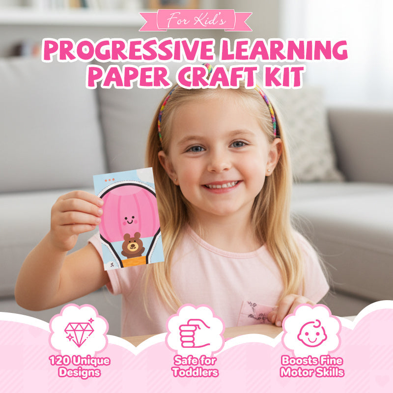 50%OFF🎁Progressive Learning Paper Craft Kit for Kids
