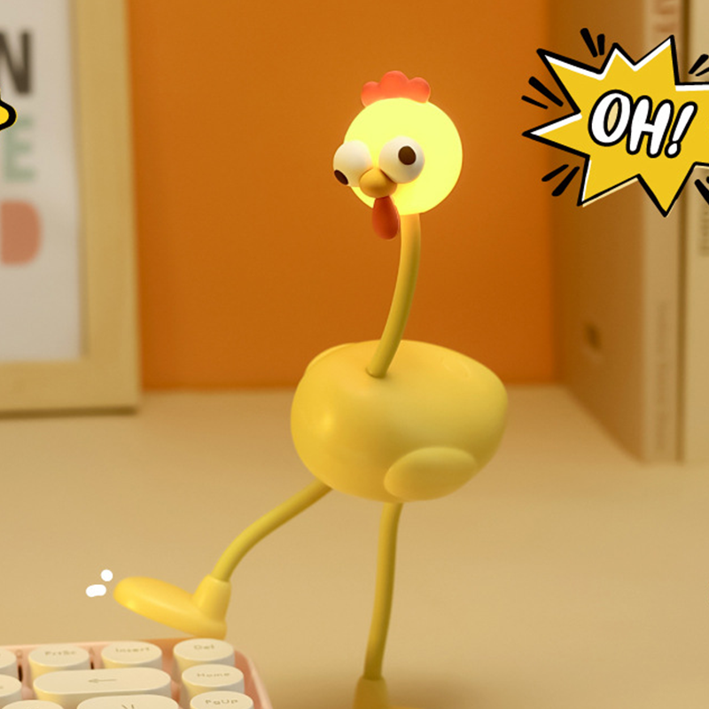🔥🎄Buy 2 Get 1 Free🤪Flexible Poseable Chicken Desktop Lamp