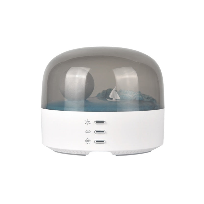 Moon Sea Landscape LED Night Light Speaker