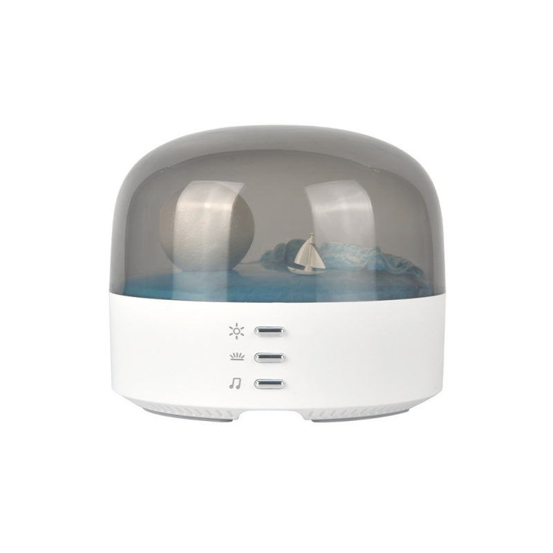 Moon Sea Landscape LED Night Light Speaker