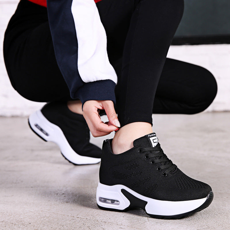 Women's Breathable Mesh Platform Sneakers