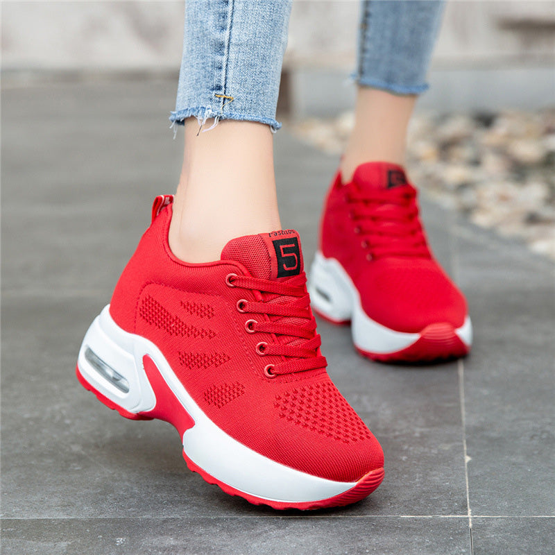 Women's Breathable Mesh Platform Sneakers