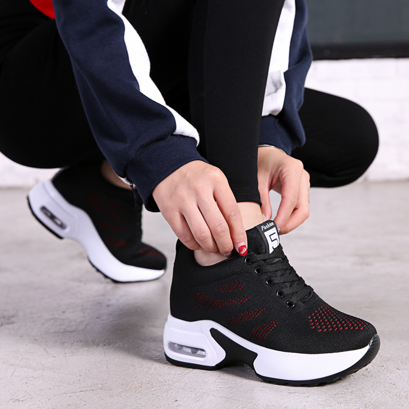 Women's Breathable Mesh Platform Sneakers