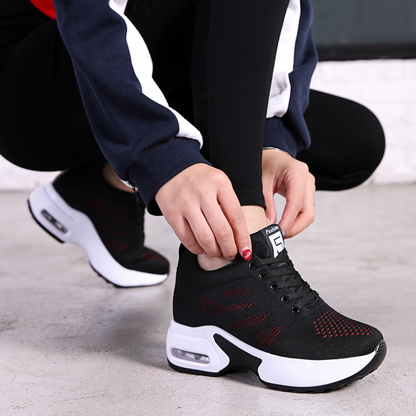 Women's Breathable Mesh Platform Sneakers