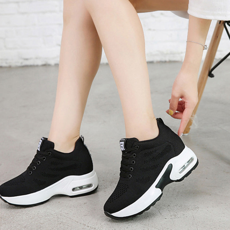 Women's Breathable Mesh Platform Sneakers