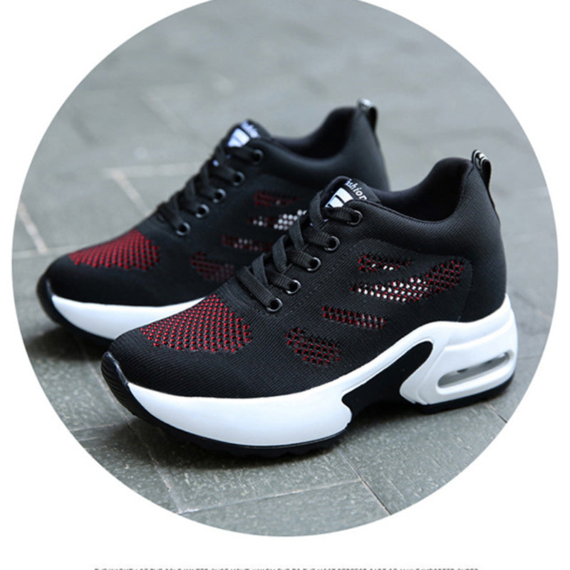 Women's Breathable Mesh Platform Sneakers