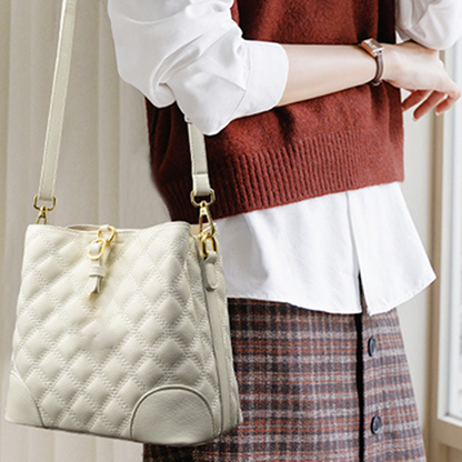 😍New models launched in 2025😍Chic Elegant Quilted Bucket Bag for Women