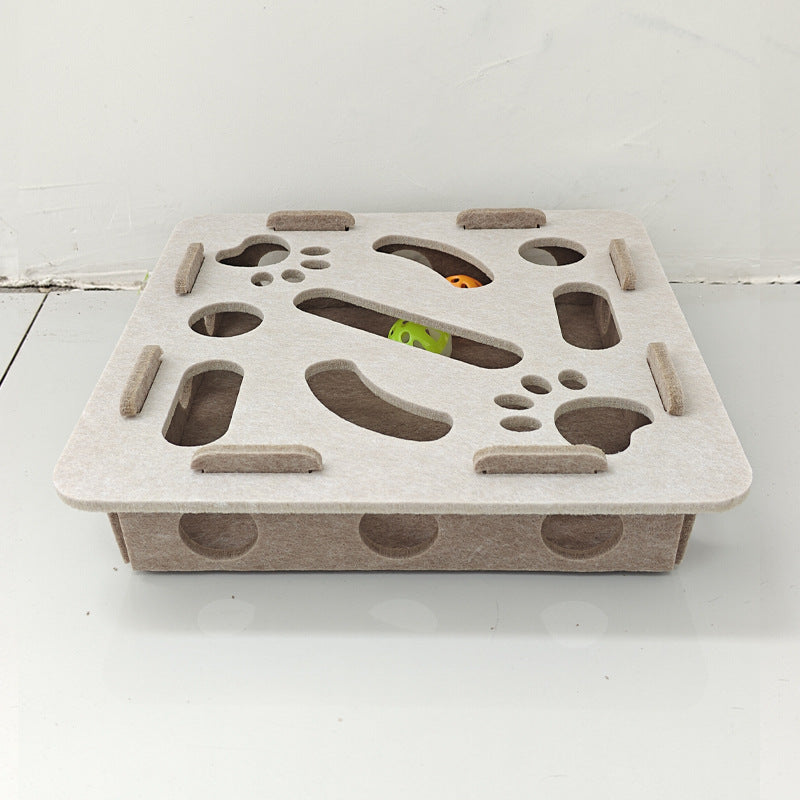 🔥Hot Sale Offers-Interactive Felt Maze Toy for Cats