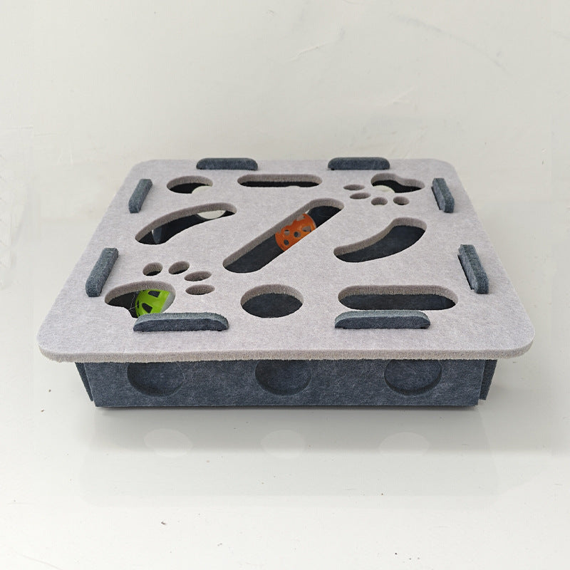 🔥Hot Sale Offers-Interactive Felt Maze Toy for Cats