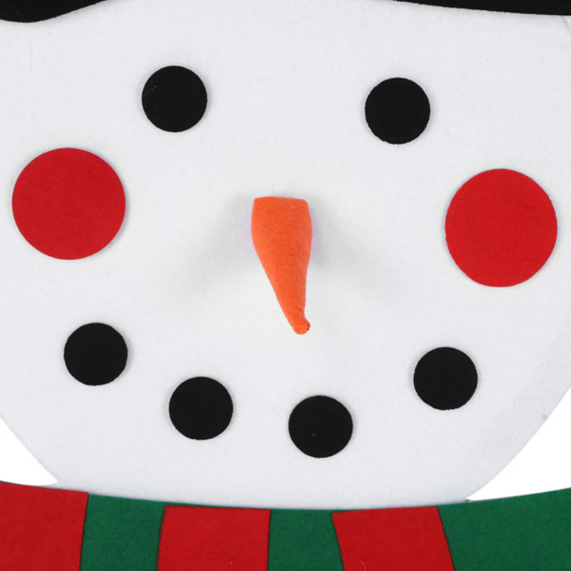 DIY Felt Christmas Snowman Decor Kit for Kids