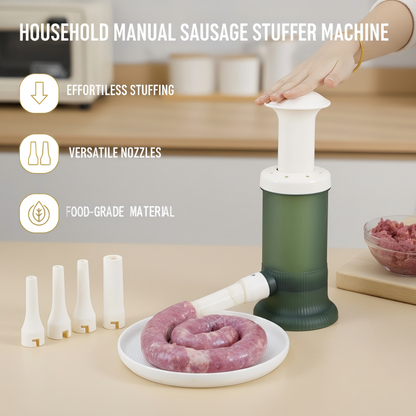 🔥Hot Sale Deals-📢📢50% Off!!!🌭Household Manual Sausage Stuffer Machine