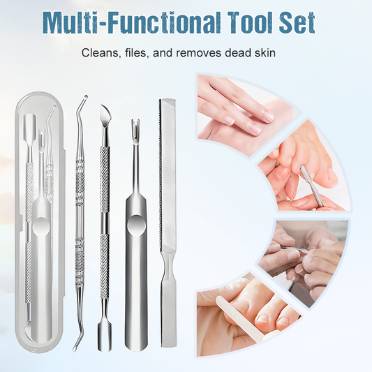Stainless Steel Manicure & Pedicure Tool Set