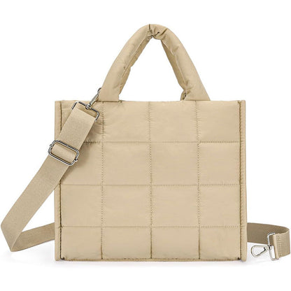 Waterproof Lightweight Quilted Tote Bag for Women