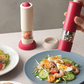 ⚡HOT SALE🧂USB Rechargeable Electric Salt and Pepper Grinder Set - ✨Adjustable Coarseness & One-Handed Operation!