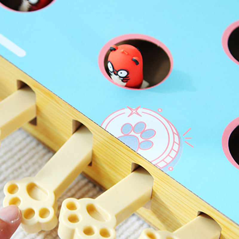 3-in-1 Interactive Whack-A-Mole Cat Scratcher Toy