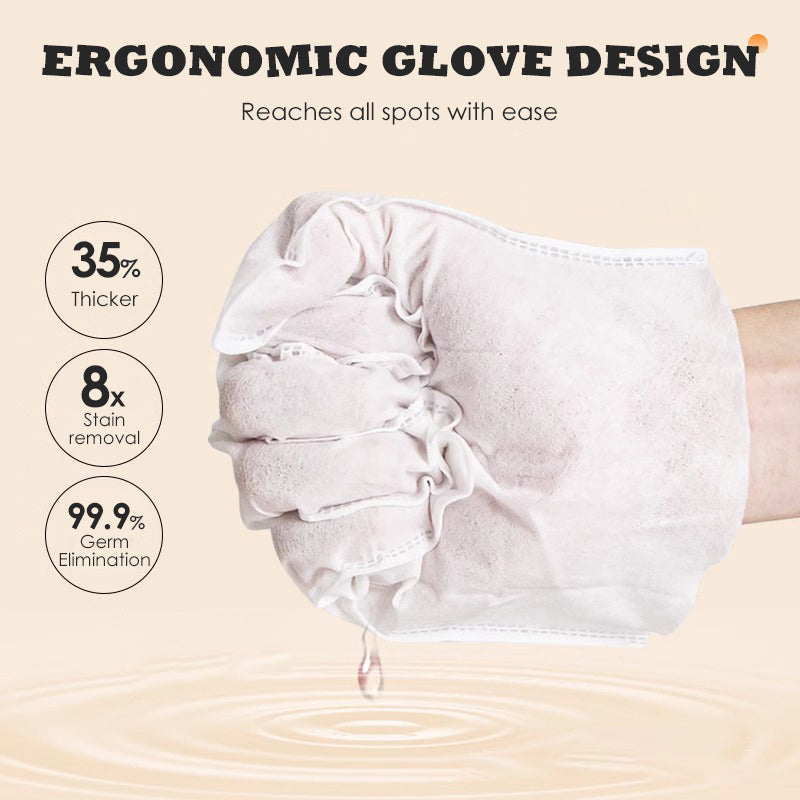 Pet No-Rinse Grooming Wipe Gloves