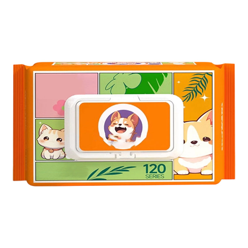 Pet No-Rinse Grooming Wipe Gloves