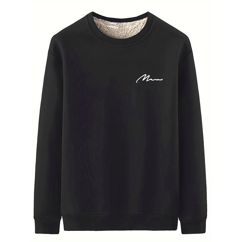 Men's Thermal Lined Crewneck Sweatshirt