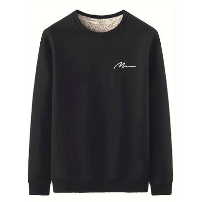 Men's Thermal Lined Crewneck Sweatshirt