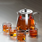 Glass Teapot with Removable Stainless Steel Infuser