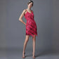 Women's Sequin Fringe Party Dress