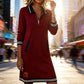 Women’s Fashion Collared Long-Sleeve Dress