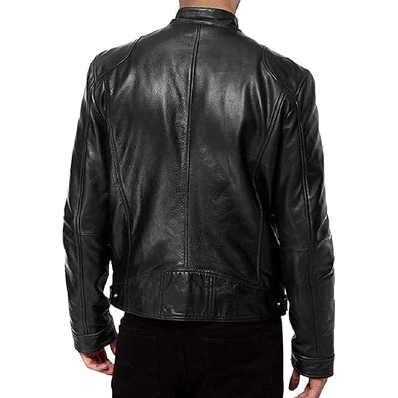 ⏳Limited-time 50% off⏰Men's Trendy Zip-Up Stand Collar Jacket🧥