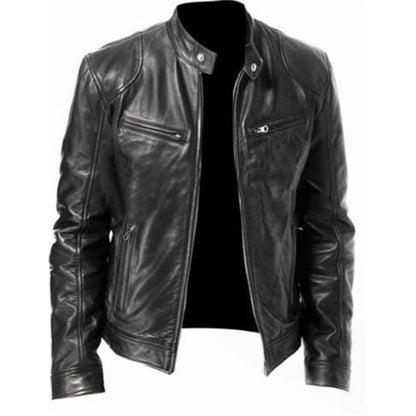 ⏳Limited-time 50% off⏰Men's Trendy Zip-Up Stand Collar Jacket🧥