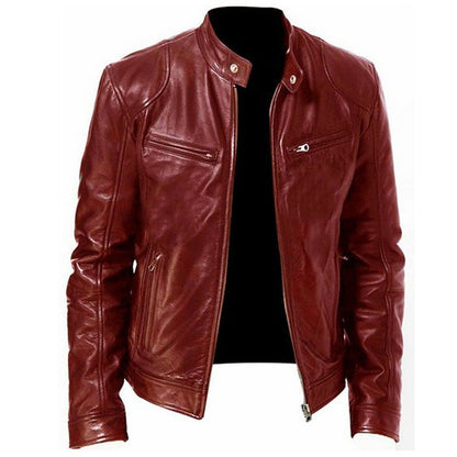 ⏳Limited-time 50% off⏰Men's Trendy Zip-Up Stand Collar Jacket🧥