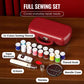 Portable Dual-Layer Sewing Kit with Handle