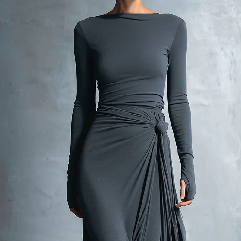 Women’s High-Waist A-Line Maxi Dress | Effortless Everyday Elegance