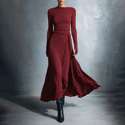 Women’s High-Waist A-Line Maxi Dress | Effortless Everyday Elegance