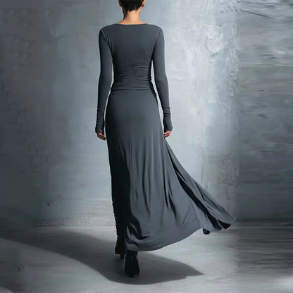 Women’s High-Waist A-Line Maxi Dress | Effortless Everyday Elegance
