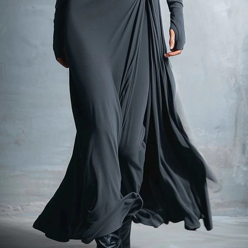 Women’s High-Waist A-Line Maxi Dress | Effortless Everyday Elegance
