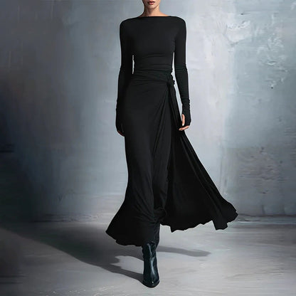 Women’s High-Waist A-Line Maxi Dress | Effortless Everyday Elegance