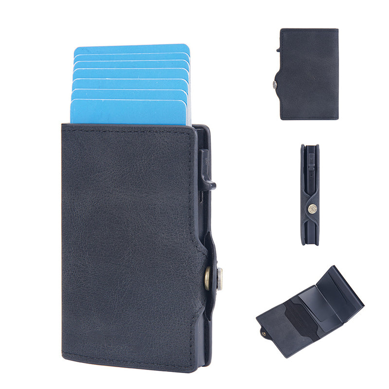 Pop-Up Card Holder with Anti-Degaussing Technology