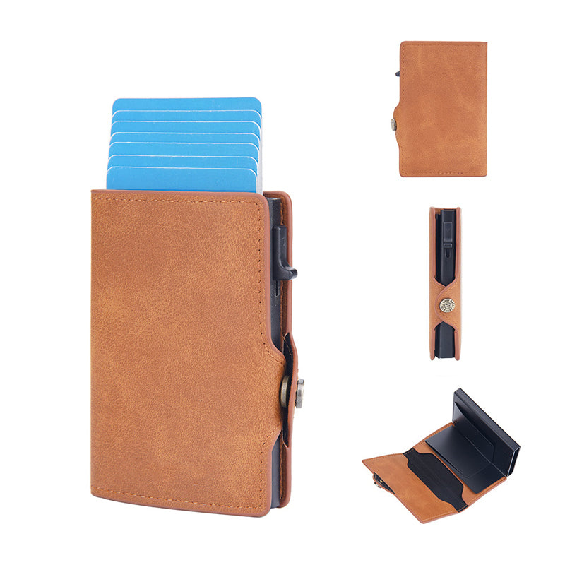 Pop-Up Card Holder with Anti-Degaussing Technology