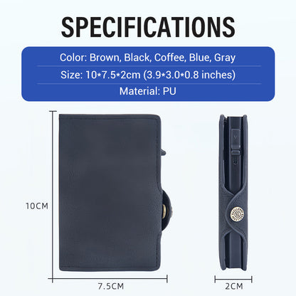 Pop-Up Card Holder with Anti-Degaussing Technology