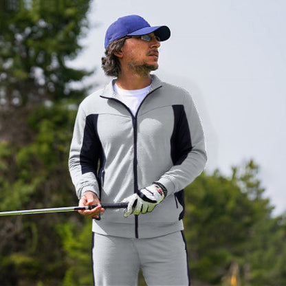 Men's Full-Zip Running Jacket & Pants 2-Piece Set