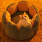 Cozy Cactus Petal-Shaped Pet Bed