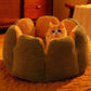 Cozy Cactus Petal-Shaped Pet Bed