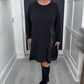 Women's Long Sleeve A-Line Mini Dress