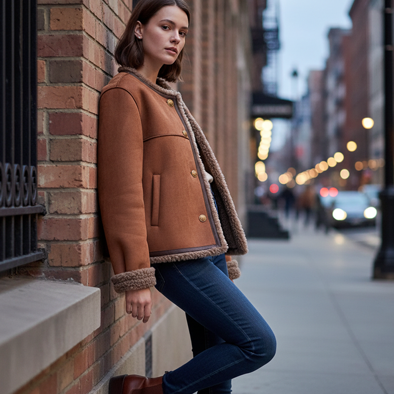 📢📢Hot Deals🔥Women's Winter Button-Up Cropped Jacket✈️Free Shipping & Dispatch within 24 hours⚡