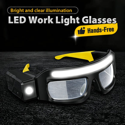 🔥 2026 Bestseller | Hands-Free & Super Bright | Rechargeable Work Light Glasses 💡【Flash Sale】