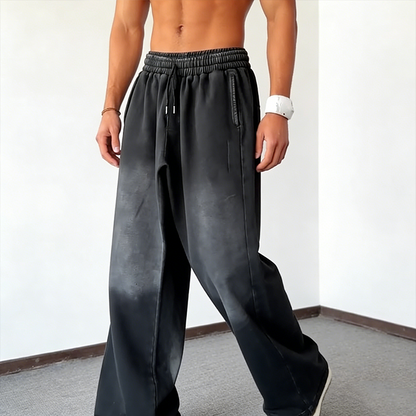 💥 Limited Time 50% OFF👖Men's Wide-Leg Drawstring Casual Pants | Comfortable Loose Fit & Adjustable Waist✨