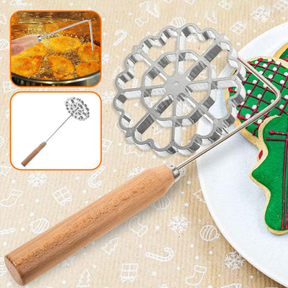 📢📢50 %  OFF !! ⏰Aluminum Flower Frying Mold with Handle