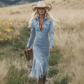 🌸💖Women's Retro Zipper Midi Dress with Tassel