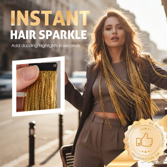 🔥50% OFF💈Sparkling Clip-in Hair Tinsel (3pcs)