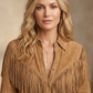 Women's Faux Suede Tassel Jacket